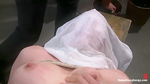 Girl Gets Tied Up Gangbanged And Dped All For The First Time Ever...