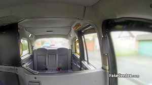 Babe anal fucked in taxi...