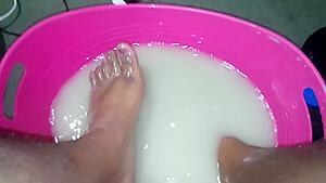 Foot Routine Clay Soak And Oiling After...