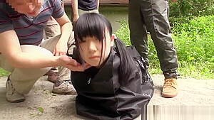 Tiny japanese babe facialized in group...