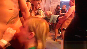 Nasty cuties get totally undressed party...