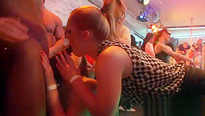 Unusual Girls Get Totally Wild And Undressed At Hardcore Party...