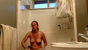 Teen Mom Amy Real Spy Shower 4a Sweaty After Soccer Game...