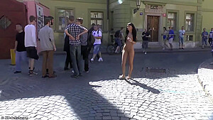 Gina Devine In Gina Prague Hot Public Nudity...