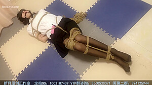 Girl In Sailor Suit Blindfolded And Gagged...