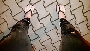 Flip Flops And Latex Leggings In Public...