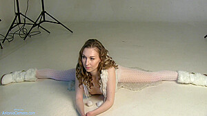 Nude ballerina known as karolina, ira,...