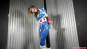 Superheroine all american girl captured humiliate...