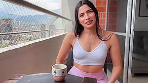 My New Neighbor Turned Out To Be Jenn Pinzon; She Has A Huge Butt !