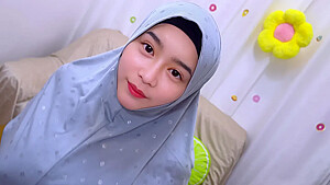 Hijabi Milf Strips White Shirt For Hard Cock Pounding In Bedroom