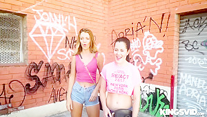 Cassie Right Mary Kalisy In Back Alley Beauties...