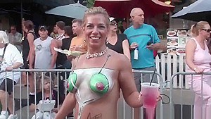 Hot Body Painting Outdoors...