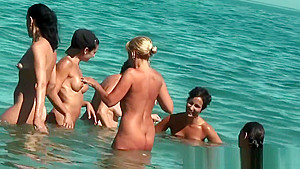 Voyeur film women nudist beach...