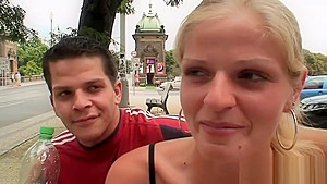 Young Czech Couple Bangs In Public...