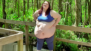 Fat Girl Exercises In Public Park Weight Gain Makes Jacks Hard...